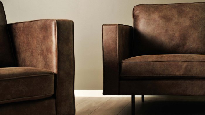 Texas Fåtölj Mörkbrun