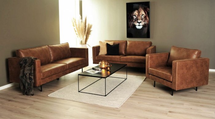 Texas Fåtölj Cognac