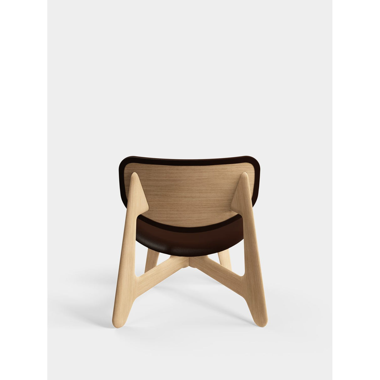 Slab Loungefåtölj Natural Leather Choko