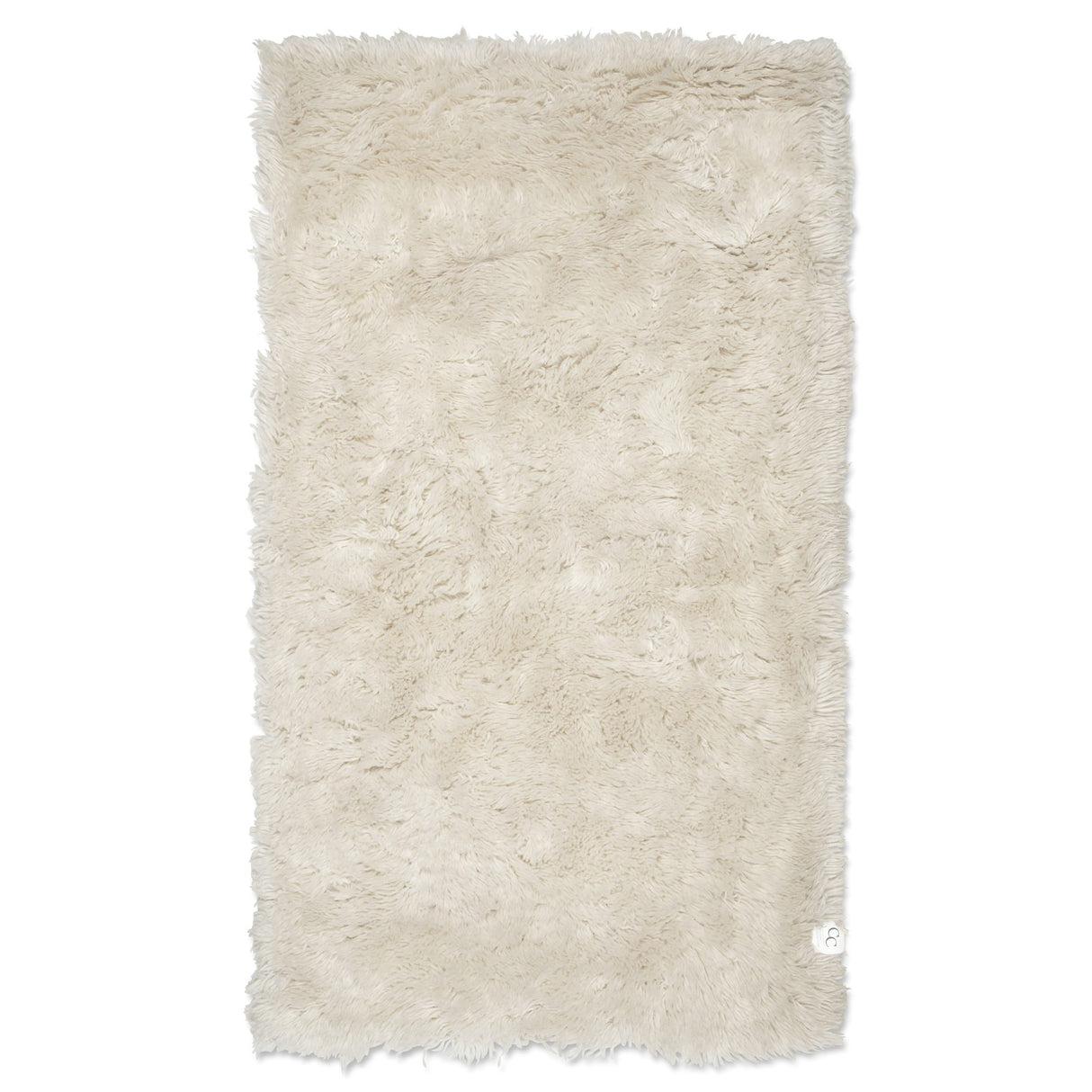 Cloudy 80x150 cm Gångmatta Naturvit