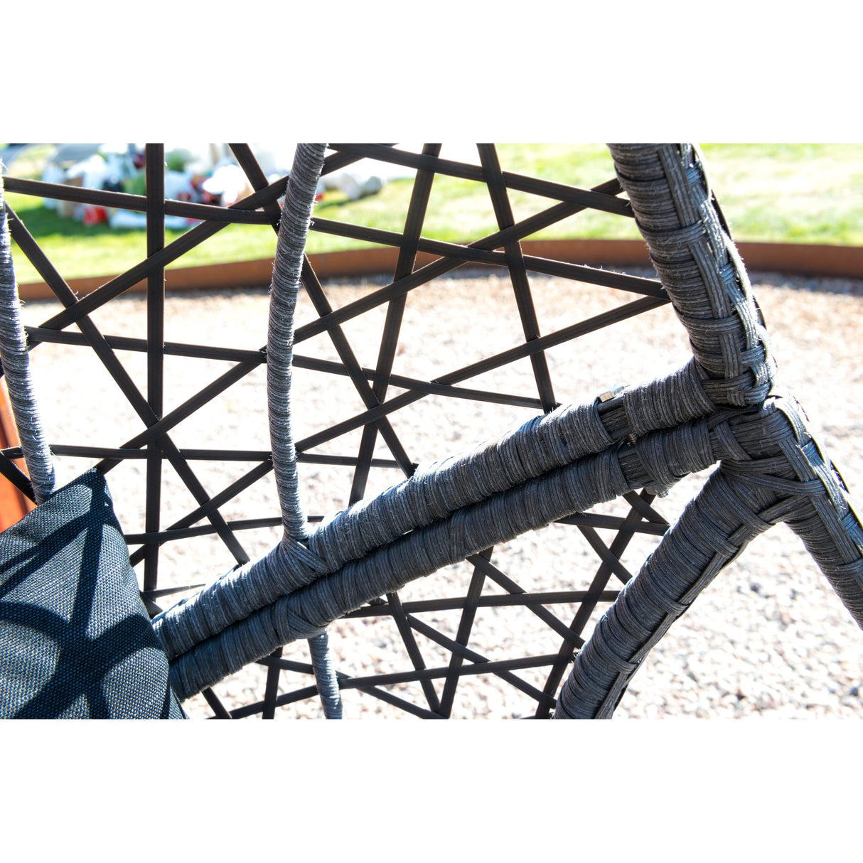 Droppen Vilfåtölj Grå