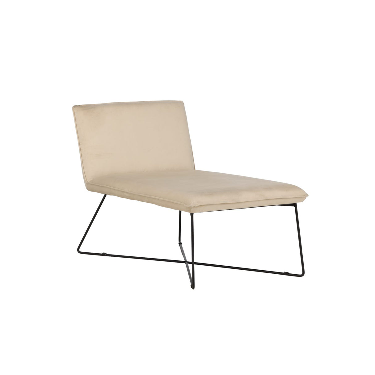X-lounge Loungestol Beige, 128 x 83 x 71