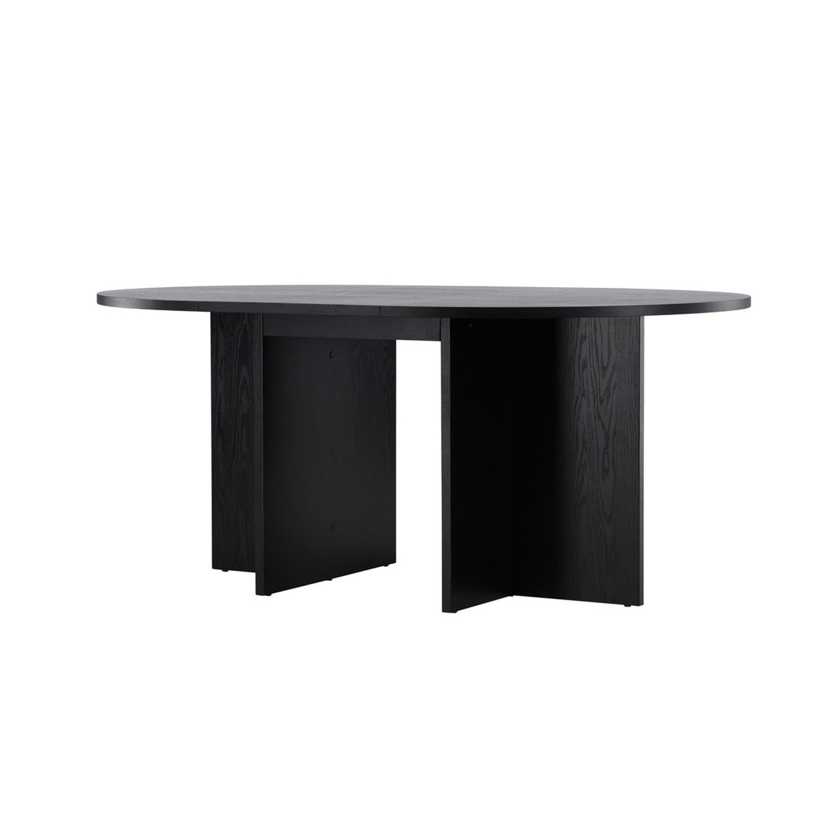 Strada Rektangulärt matbord Svart, MDF, ⌀120