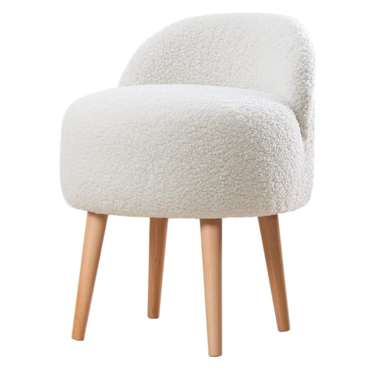Suva (46 x 64 x 46 cm) Sittpuff Vit