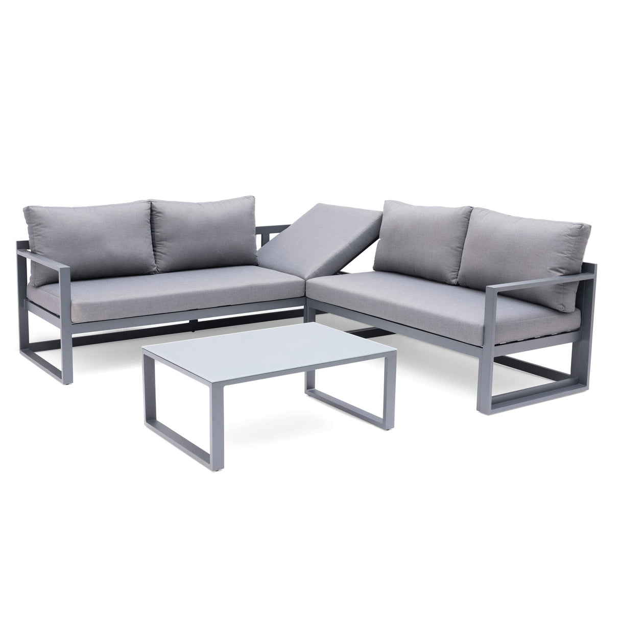 Lundamo Loungegrupp Grå
