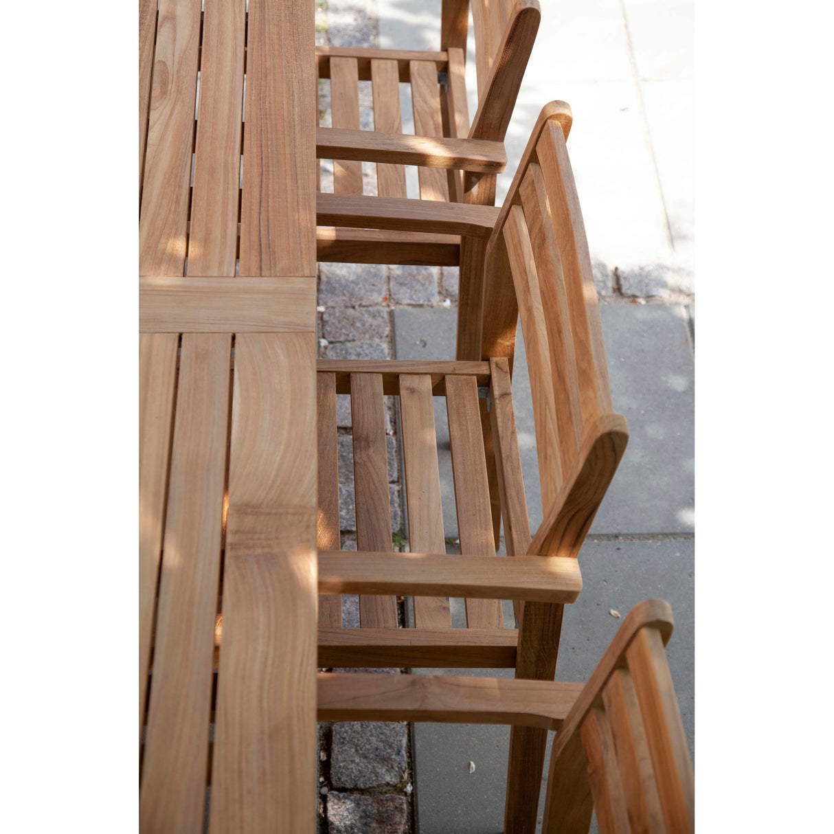 Oxford/Rosenholm Trädgårdsbord 210x90 cm i Teak