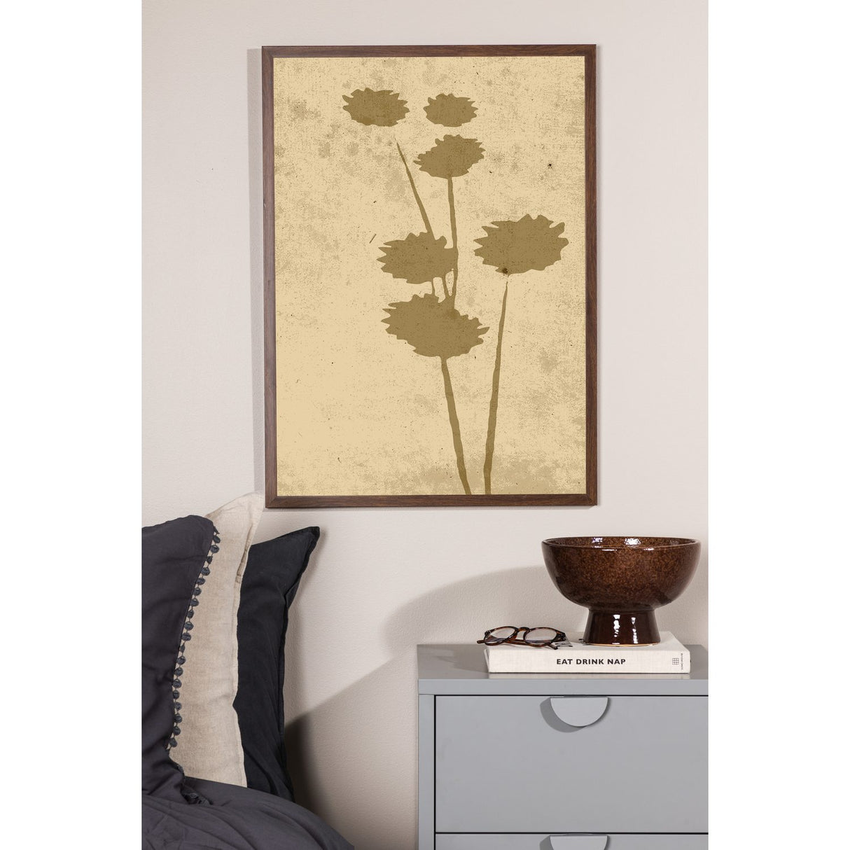 Blomkonst Poster Beige, 70 x 100 cm
