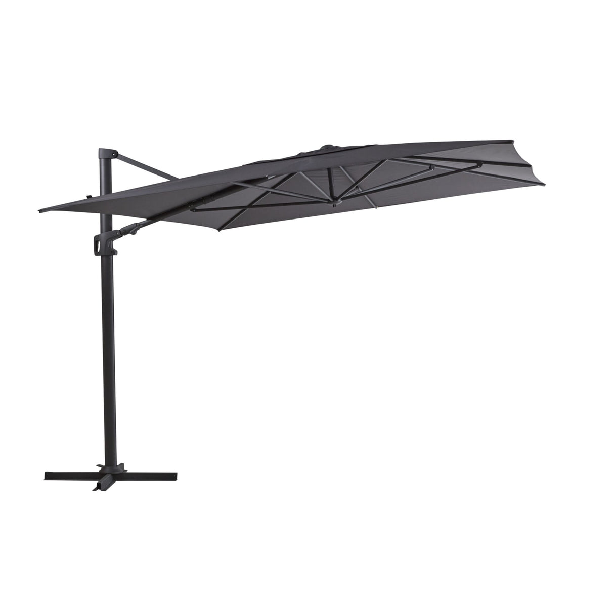 Vinovo Frihängande Parasoll Antracit/Grå, 400 cm