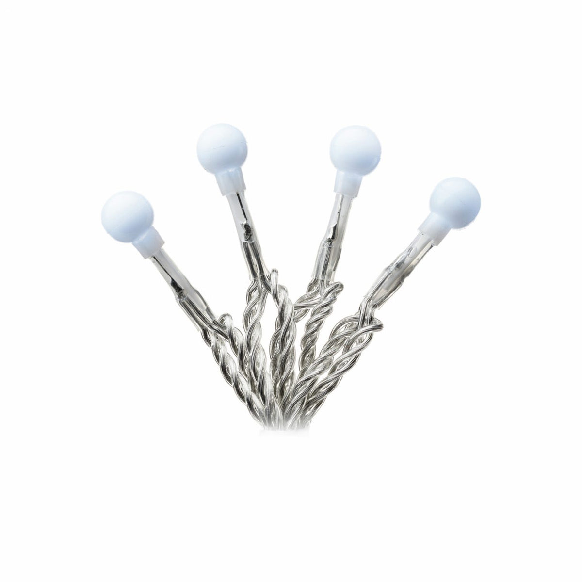 Mini Cherry LED 24V/IP44 Ljusslinga Ute 80 Lampor (6.32m), Vit/Transparent Kabel