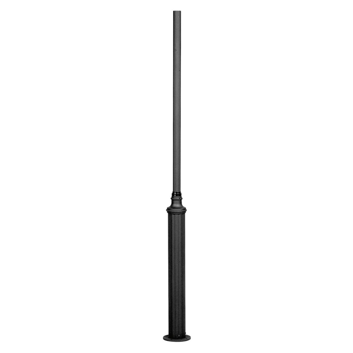 Draco 200 cm Belysningsstolpe Svart