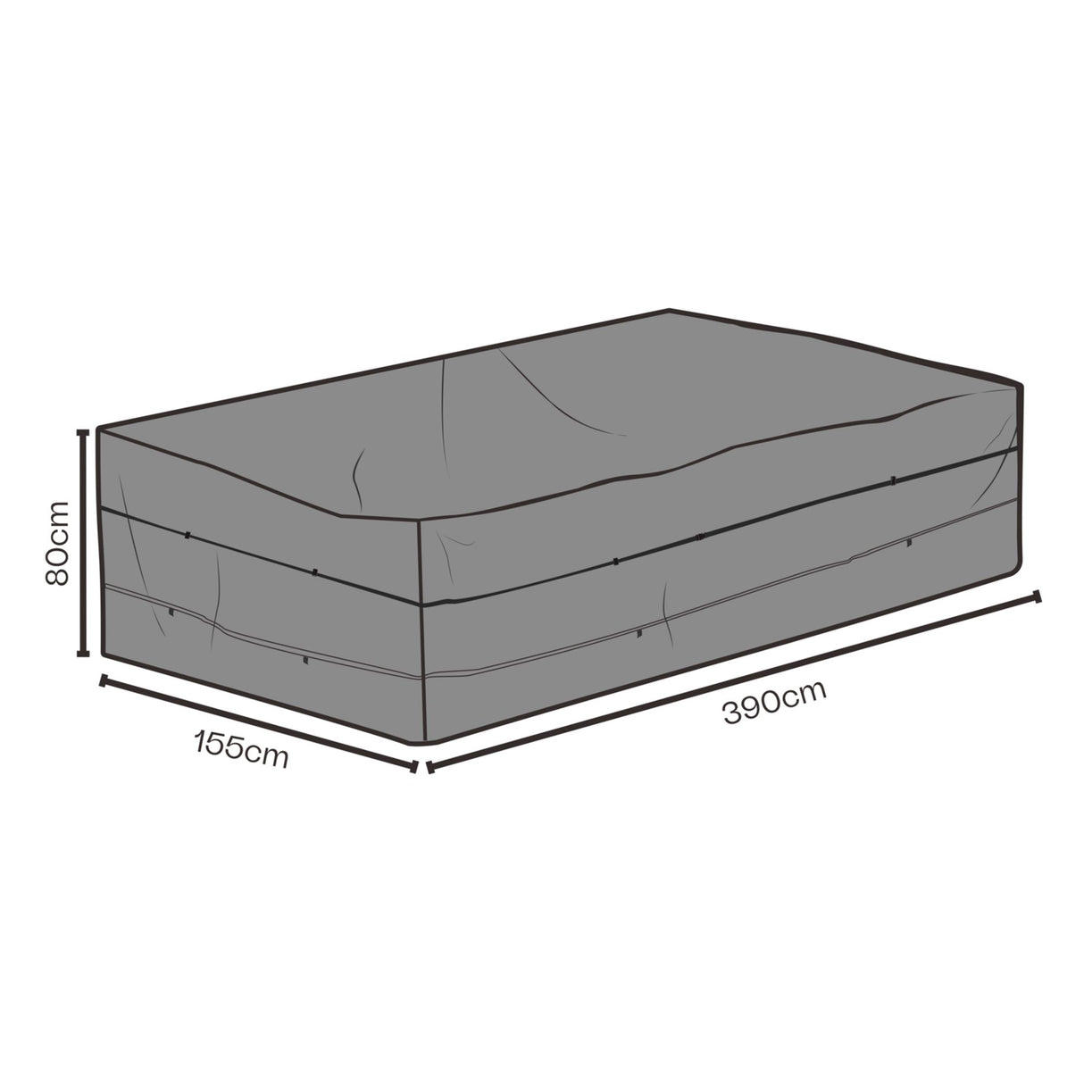 Möbelskydd Matgrupp 390x155 cm Andas