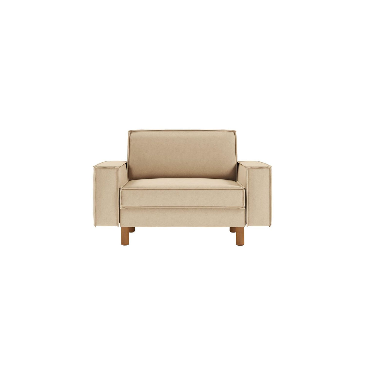 Wellington Loveseat (133 x 89 x 87 cm) 1-sitssoffa Sand valnöt