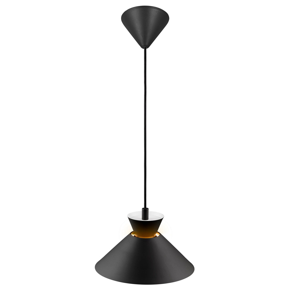 Dial Taklampa 25 cm, Svart