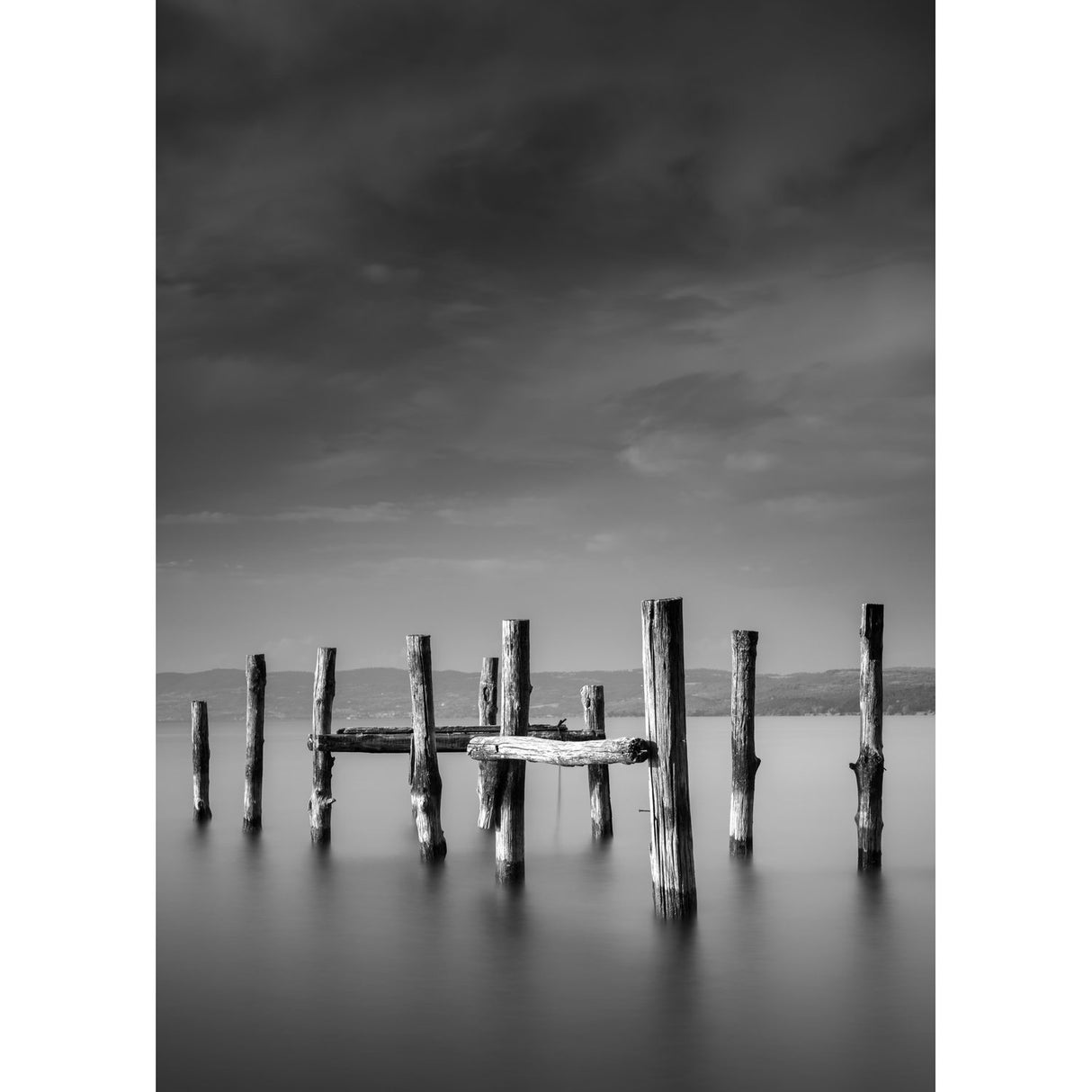Hav Poster Grå, 50 x 70 cm