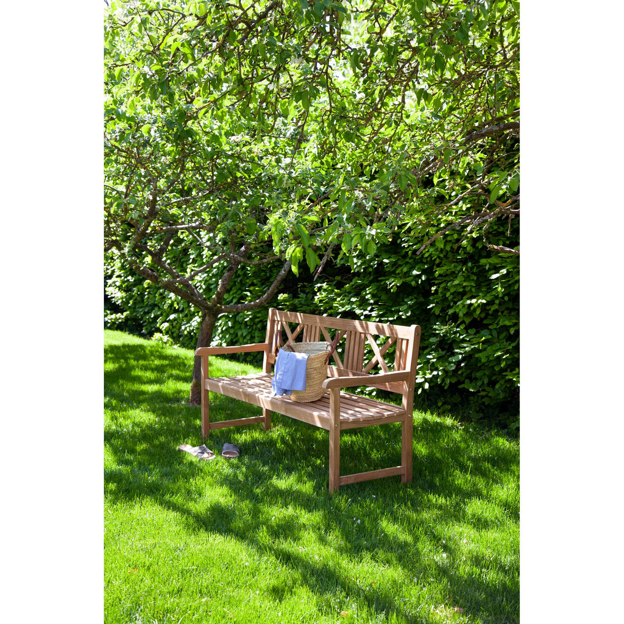 Rosenborg Trädgårdsbänk 3 personer 150x59 cm Teak