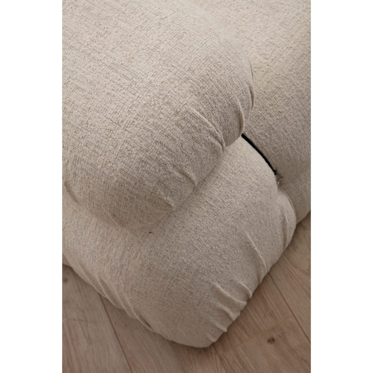Quito 3-sits (288 x 95 x 75 cm) Bouclette 3-sitssoffa Creme