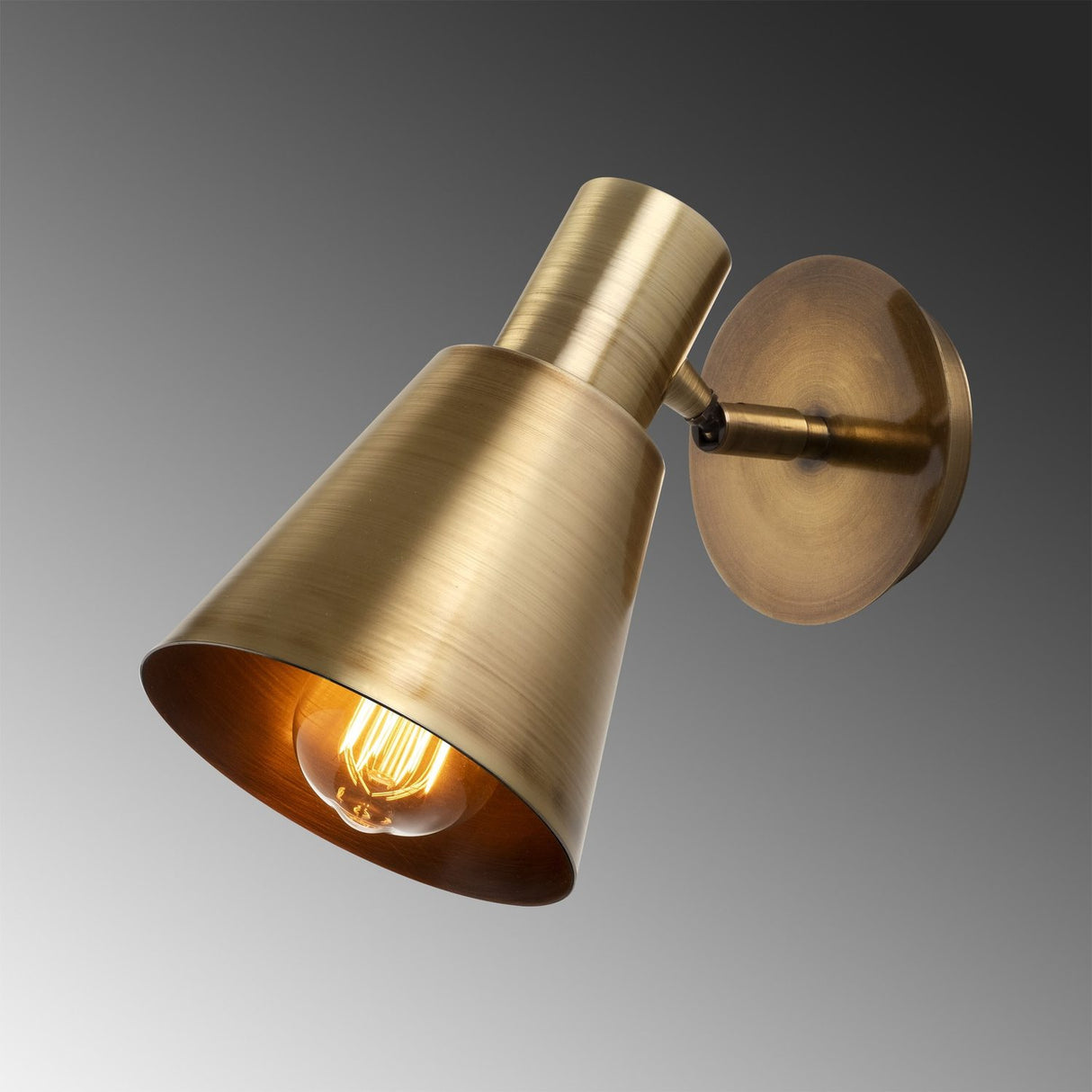 Anna Vägglampa Triangular Antik