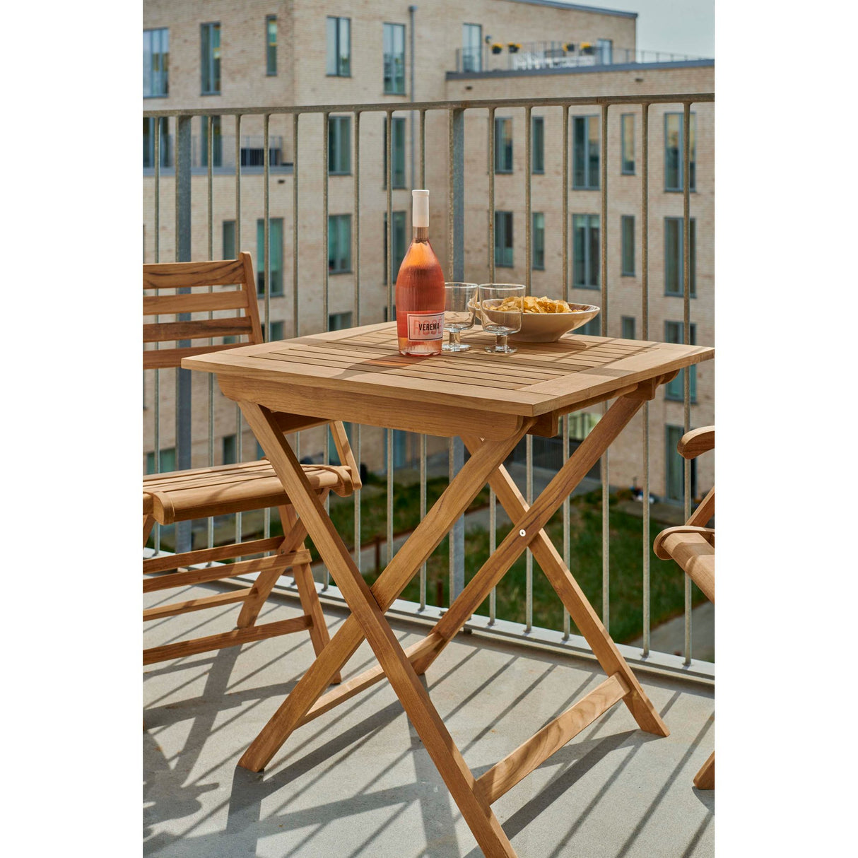 York 70x70 cm Klaffbord Teak