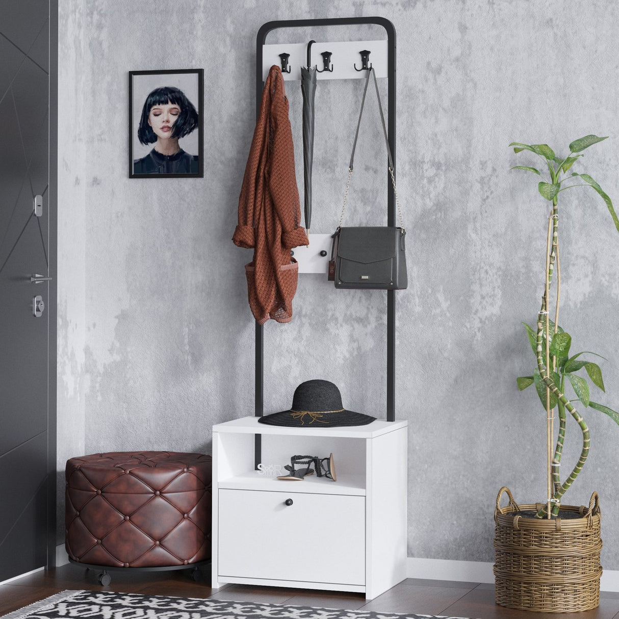 Minna Hatthylla White / Black