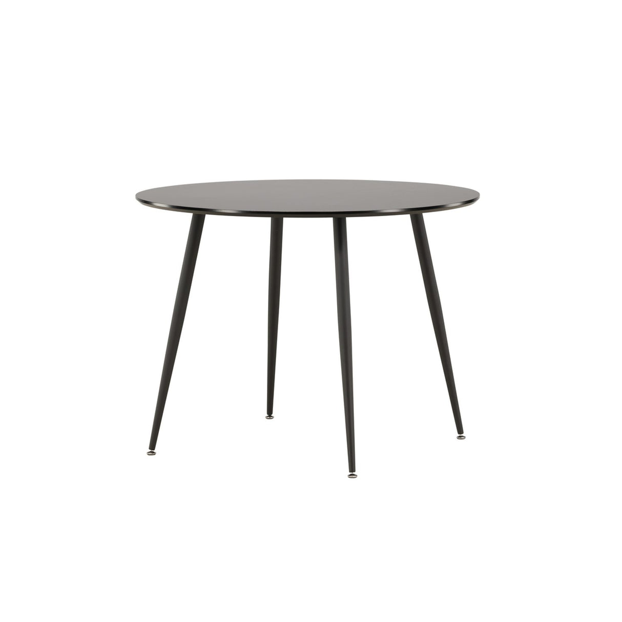 Plaza Runt matbord Svart, ⌀100