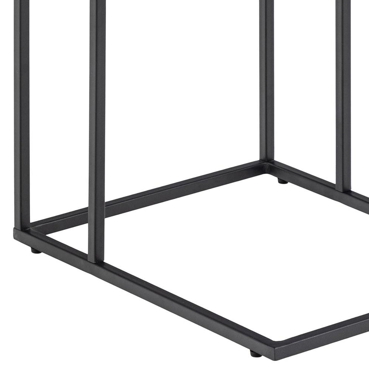 Tarbes Sidobord 63x43x35 cm Svart