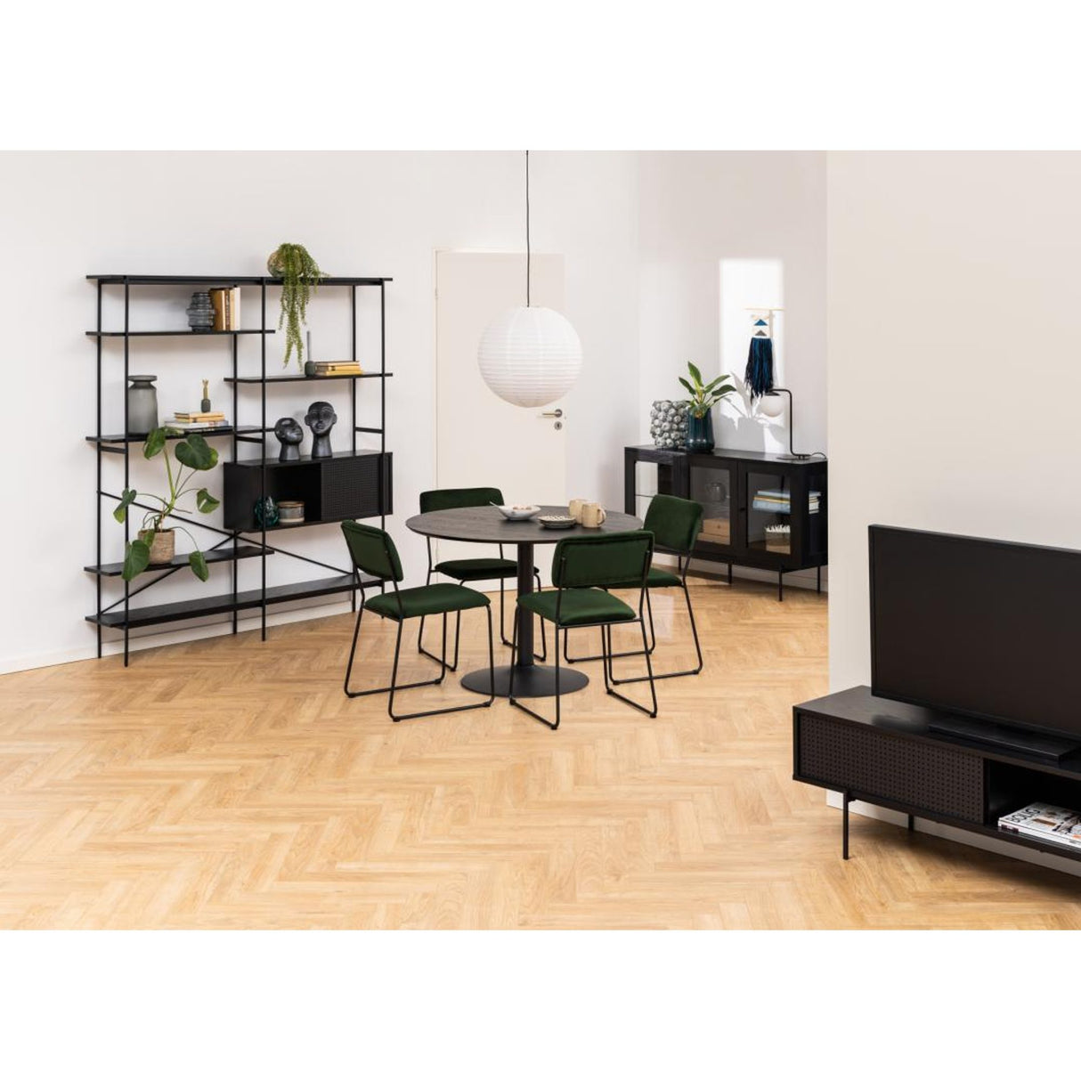 Lima Matstol Vic tyg Skogsgrön