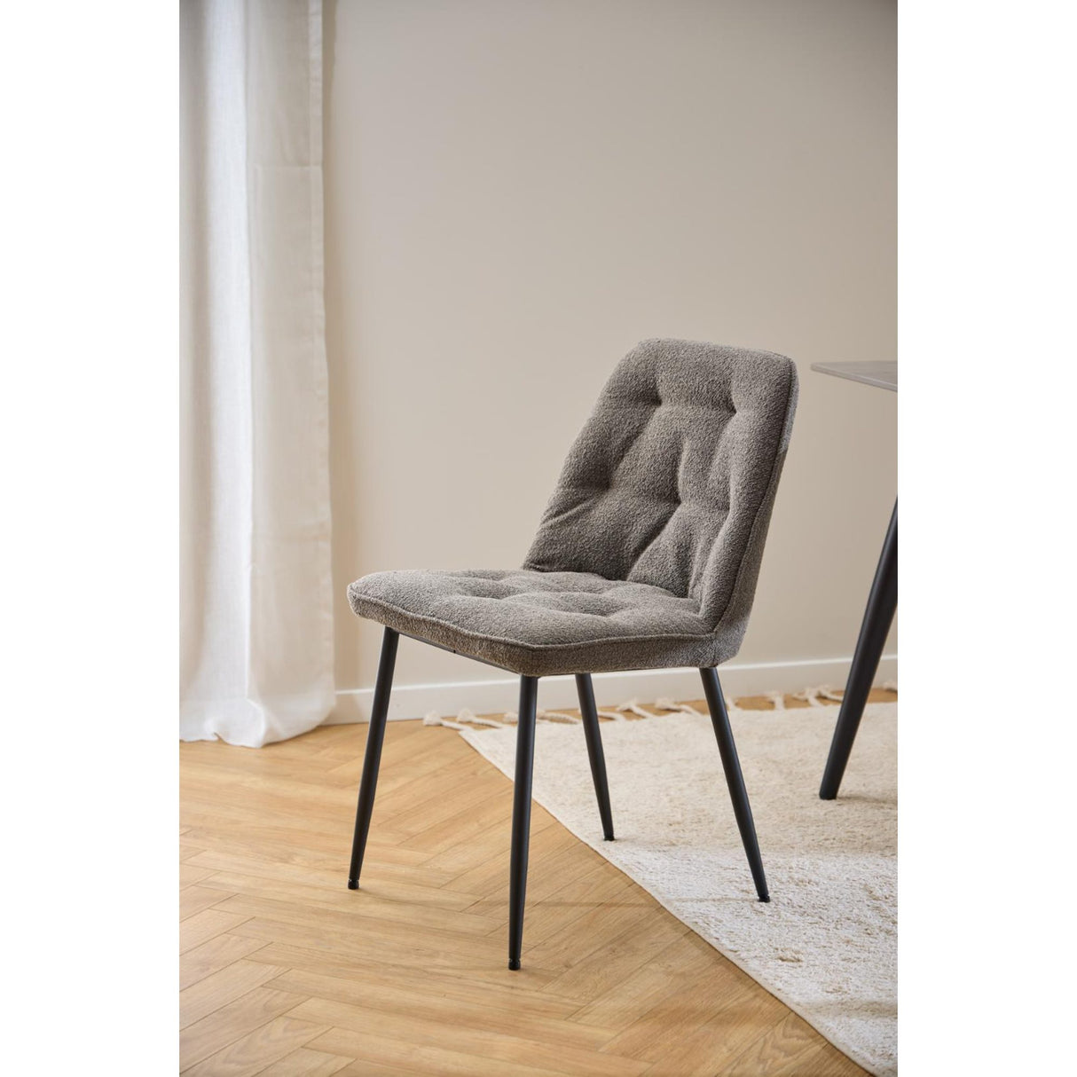 Toulon Matstol Monza tyg Taupe