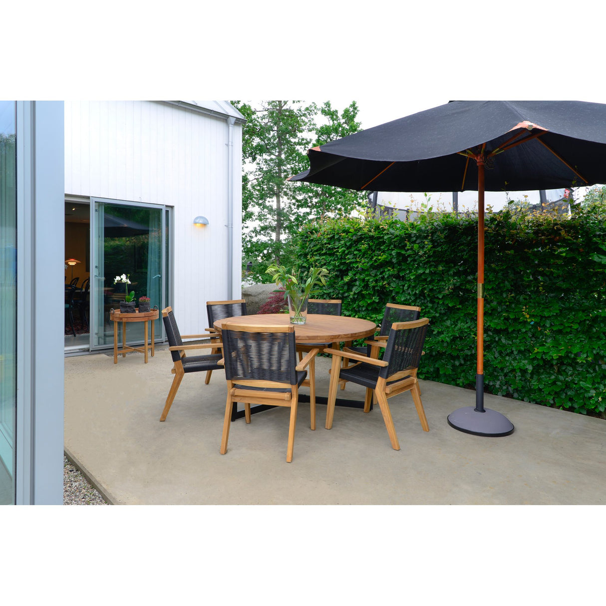 Parasollfot 50 kg Grå