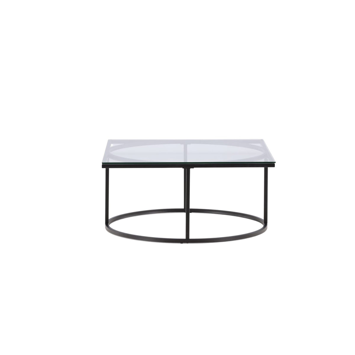 Skanör Soffbord Black, 90 x 90