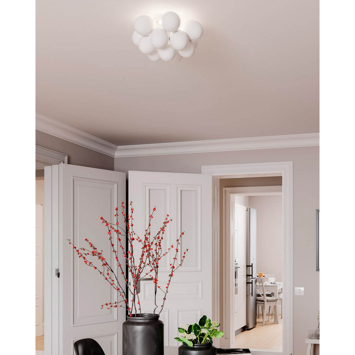 Gross Plafond 30 cm Vit matt
