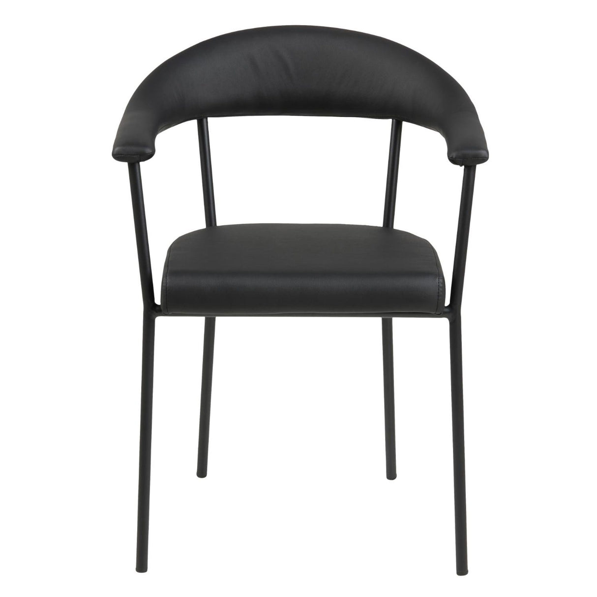 Henri Karmstol PU Svart