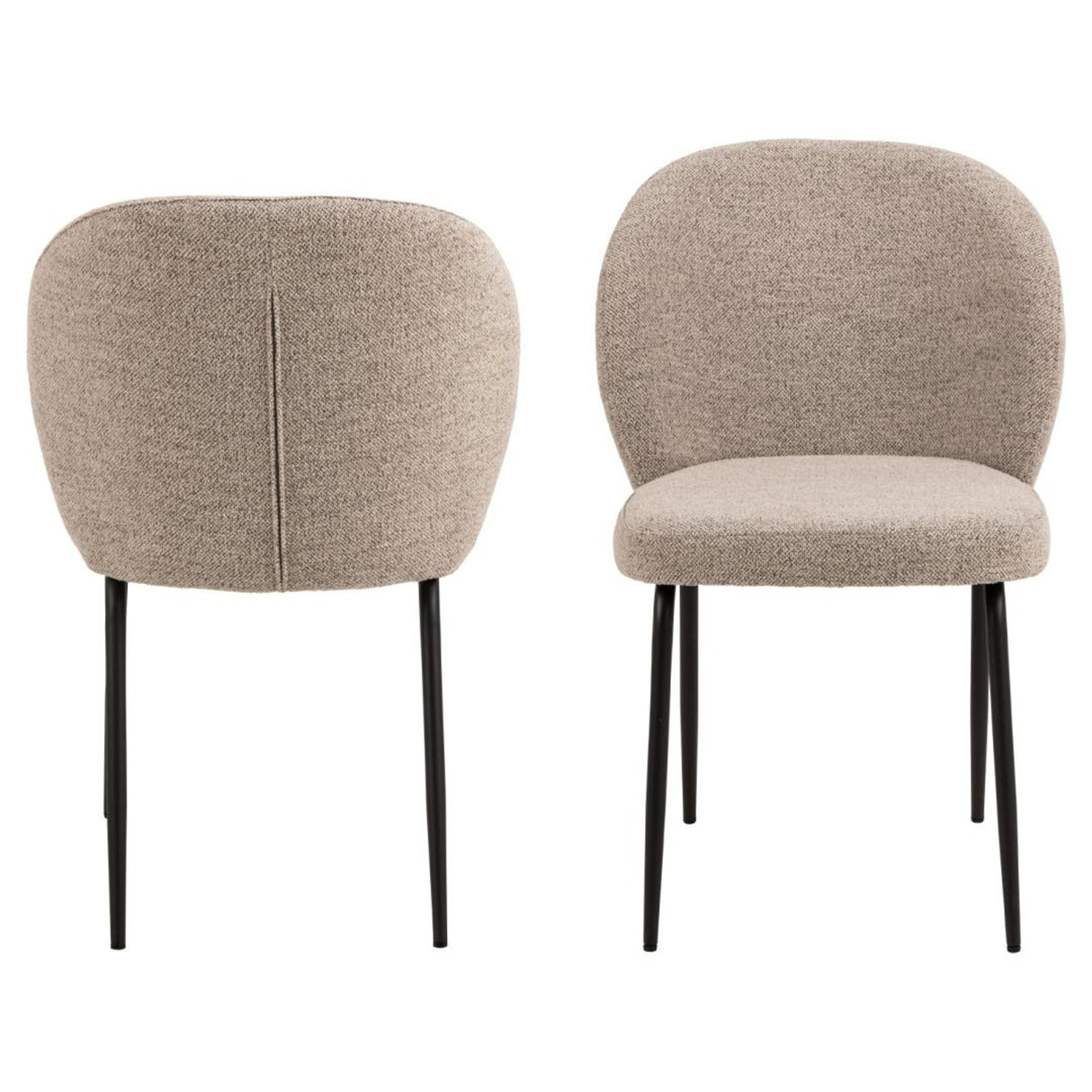 Macon Matstol Monza tyg Beige