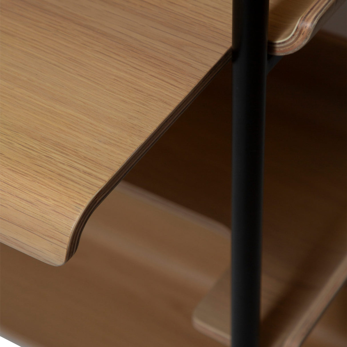 Friyay set om 6 med skrivbord Hylla Light Oak