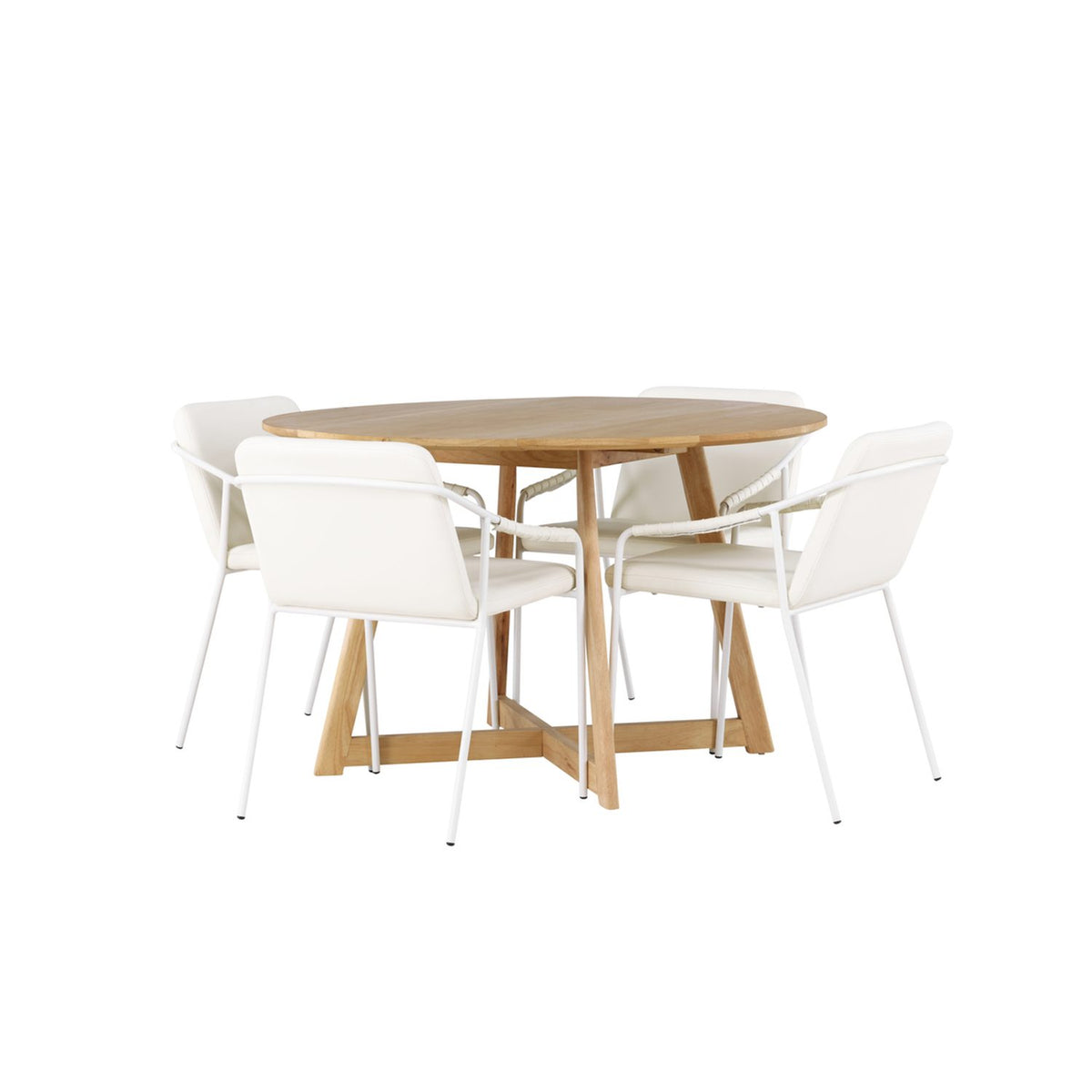 Yakidon, Tvist Rund matgrupp Beige, Brun, ⌀120