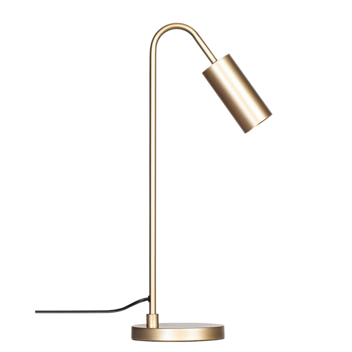 Curve Bordslampa Guld matt