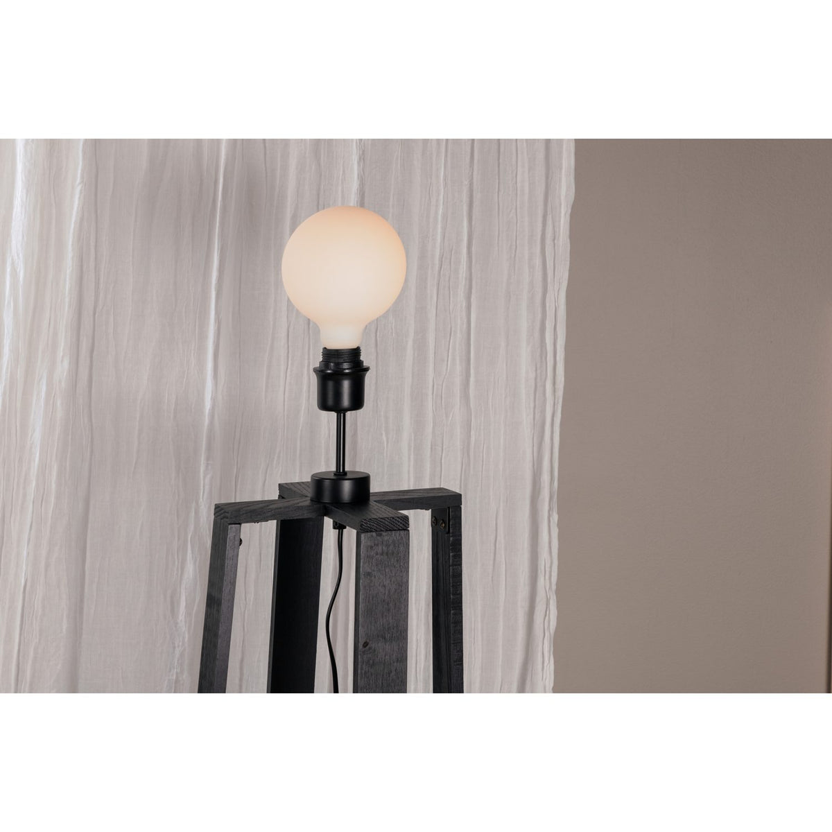 Avspark Golvlampa Svart