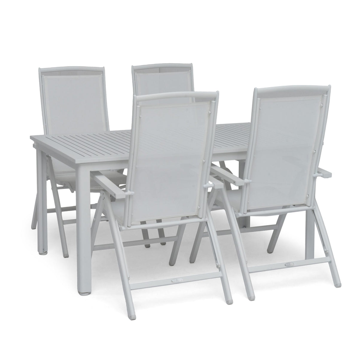 Nydala Utebord 96x150/200 cm Vit