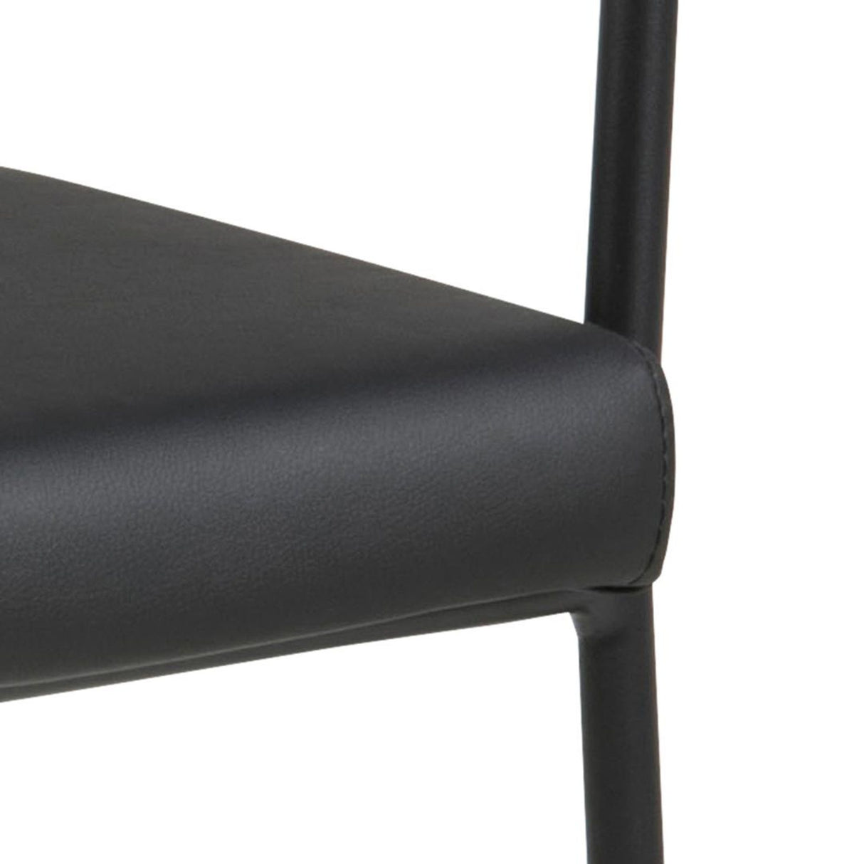 Henri Karmstol PU Svart