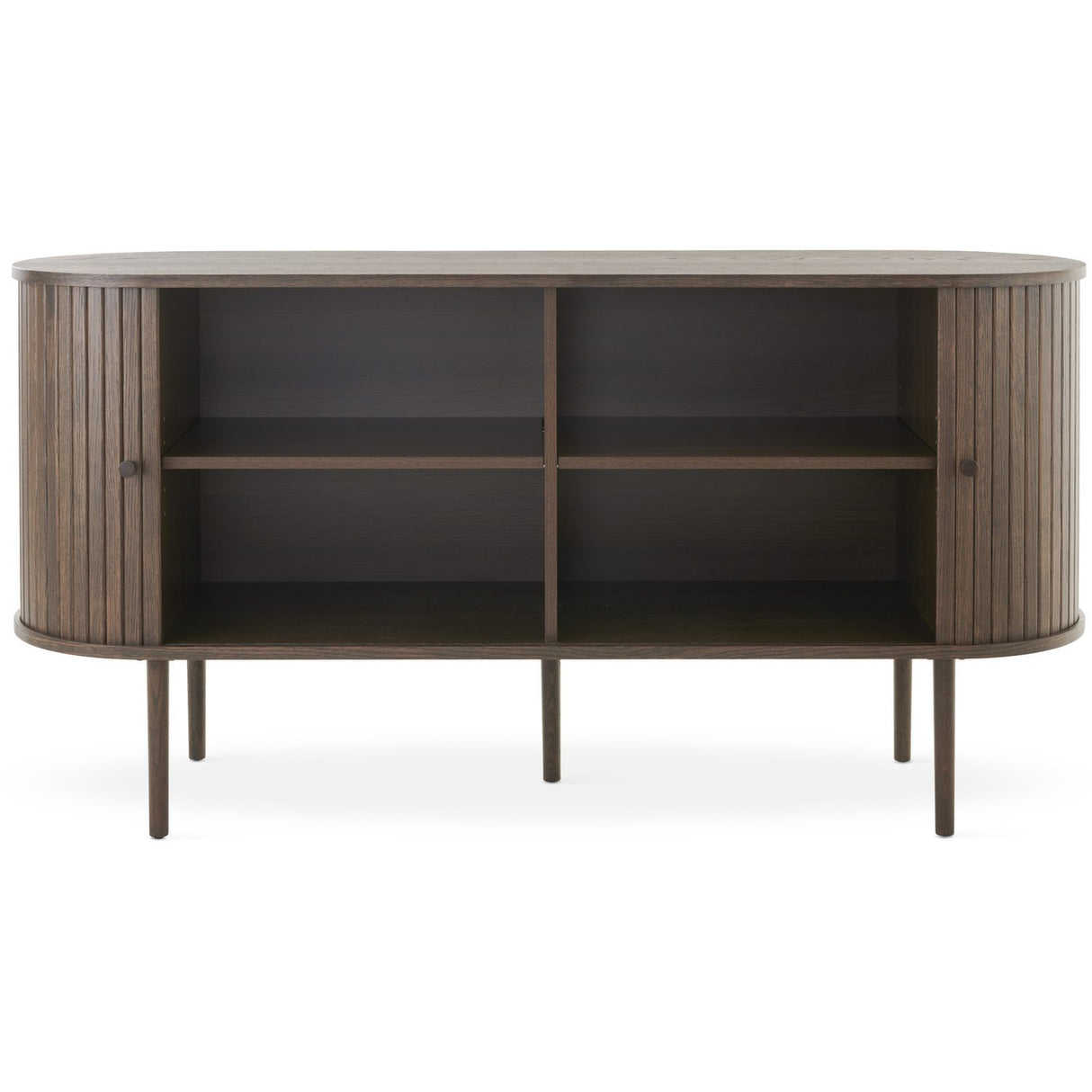 Slide Sideboard Brunlackad Ek, 150 cm