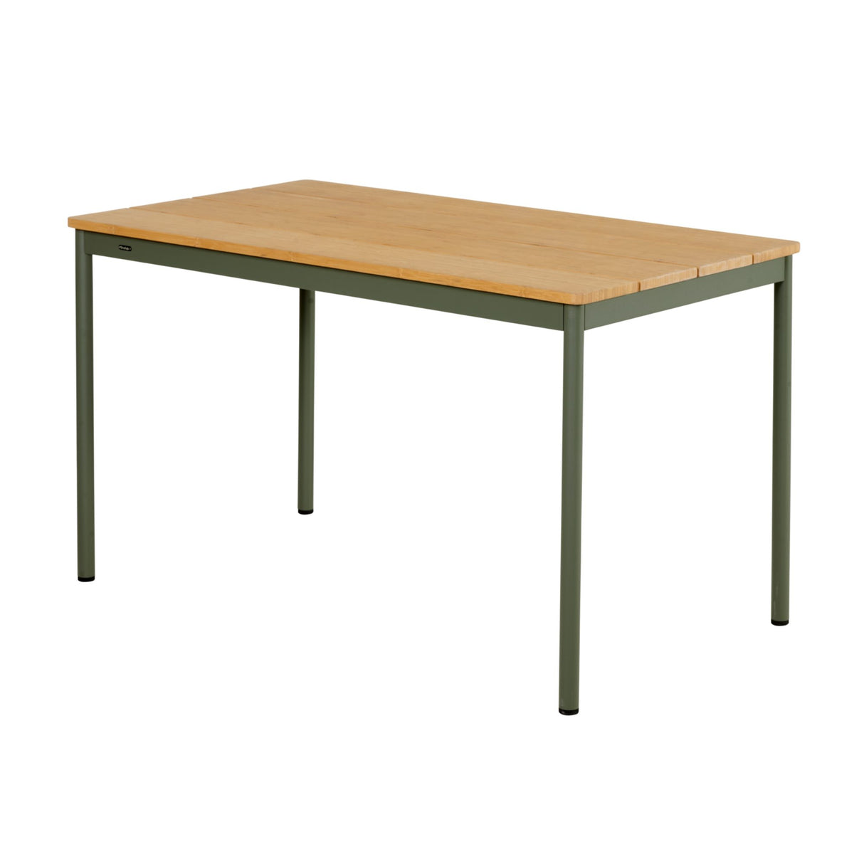 Nox Cafébord Nordic Green/Bambu, 125x70 cm