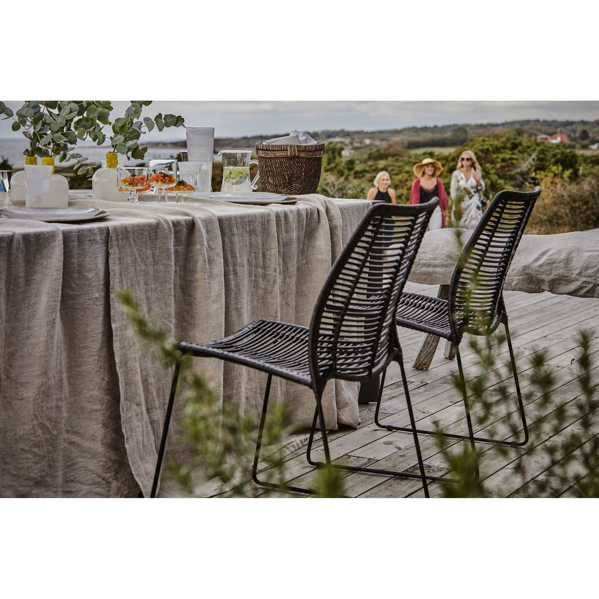 Borgdala Utebord 107x220/340 cm Grå