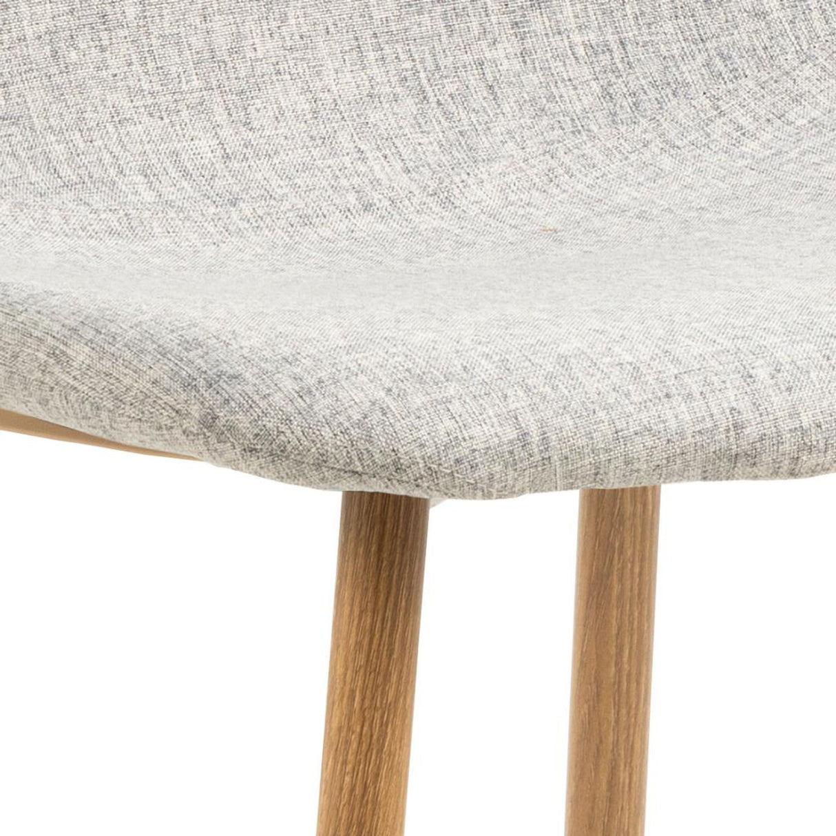 Nicole Matstol Nesia tyg Ljusgrå/Ek