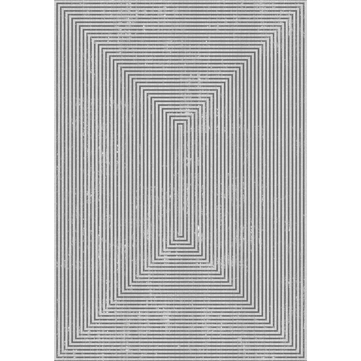Symmetrisk Poster Grå, 21 x 30 cm