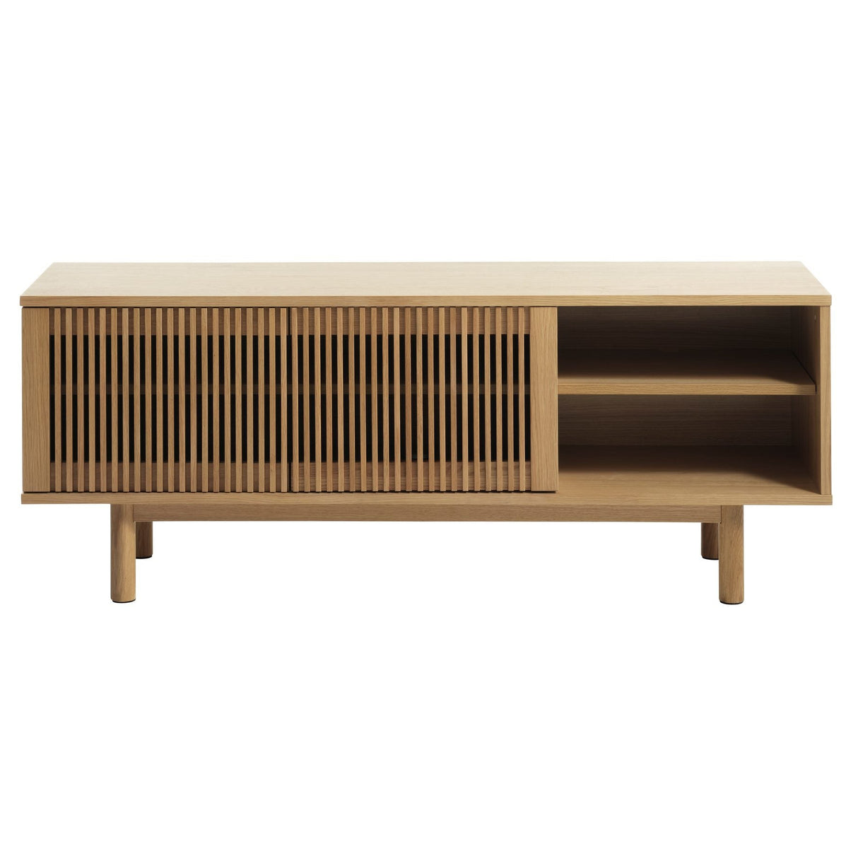 Lido Mediabänk 143 cm Naturlig ek