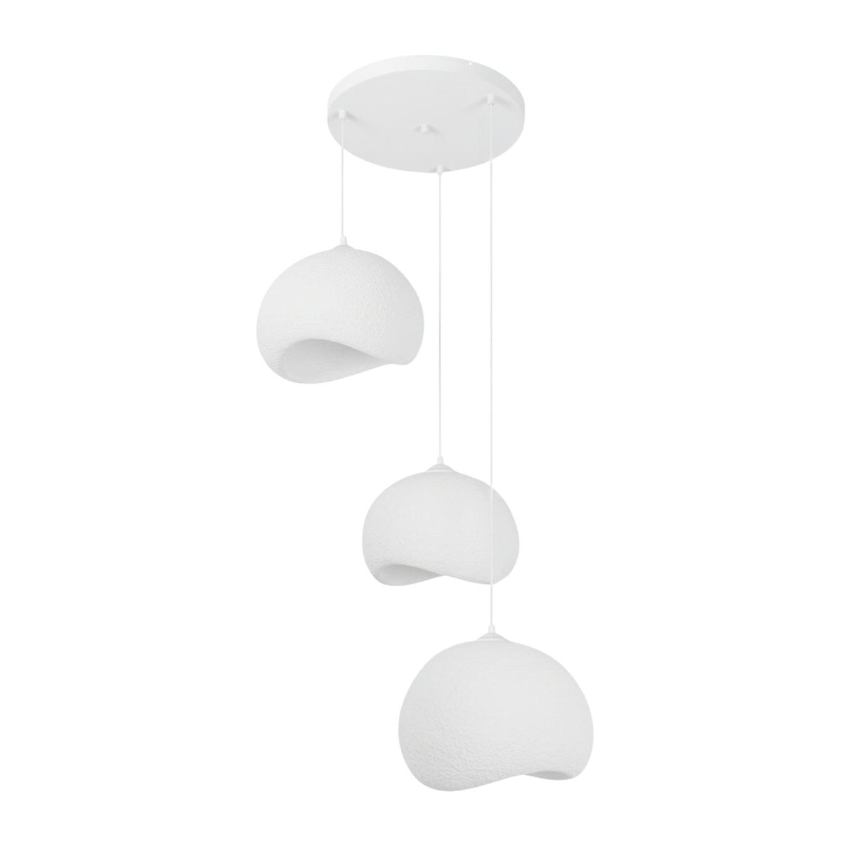 Sana'a 3-set (34 x 29 x 23 cm) Vit Ljuskrona