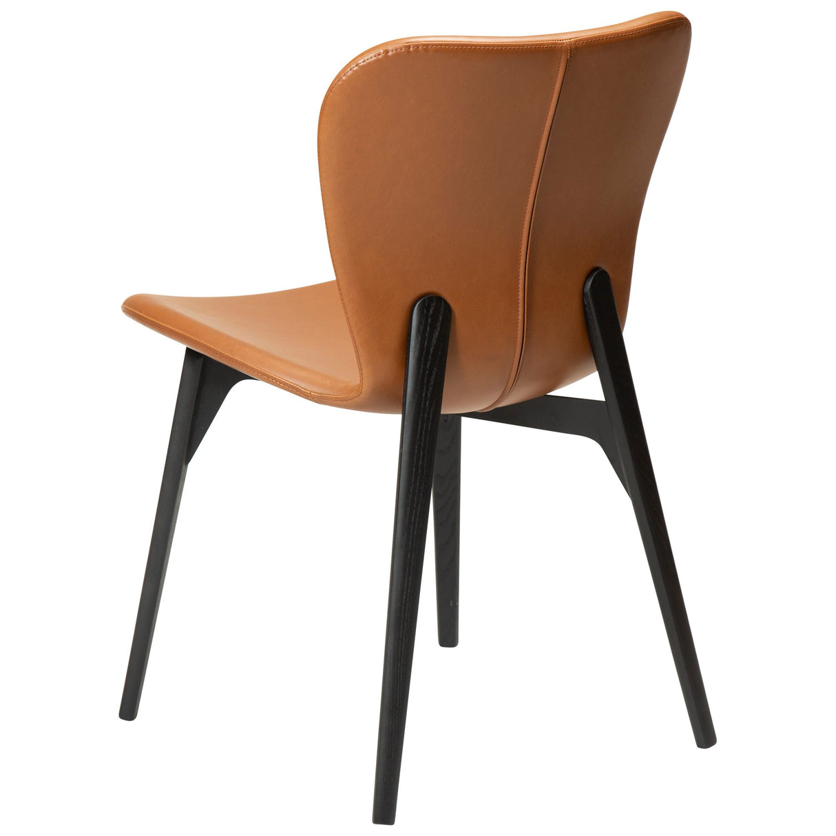 Paragon Stol Vintage Light Brown Art.Leather, Black Ash