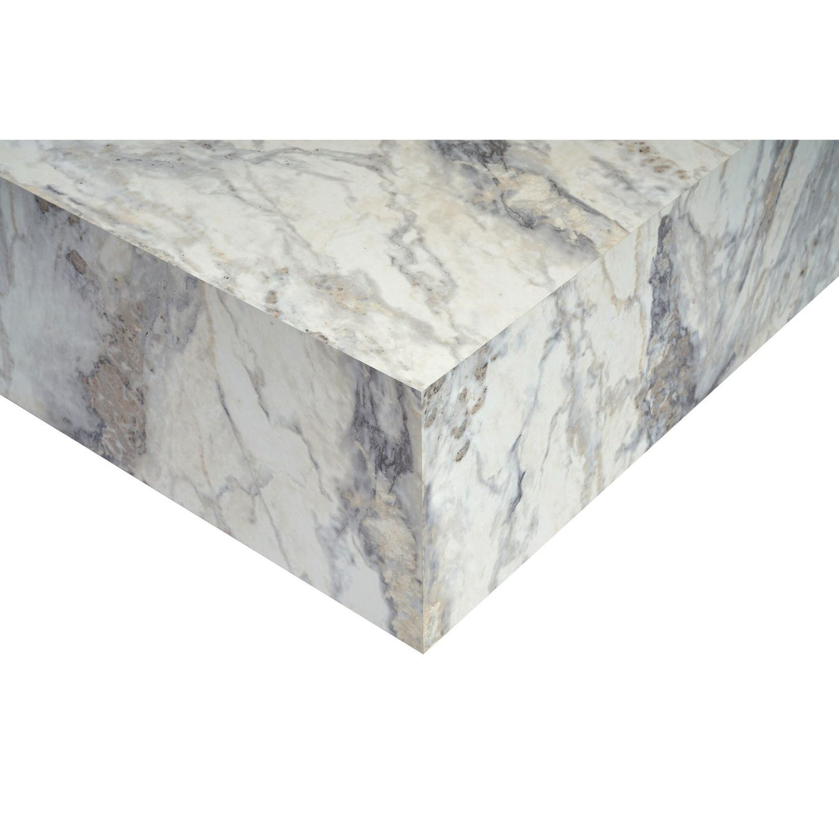 Maputo (90 x 35 x 90 cm) freesia-marmor Soffbord