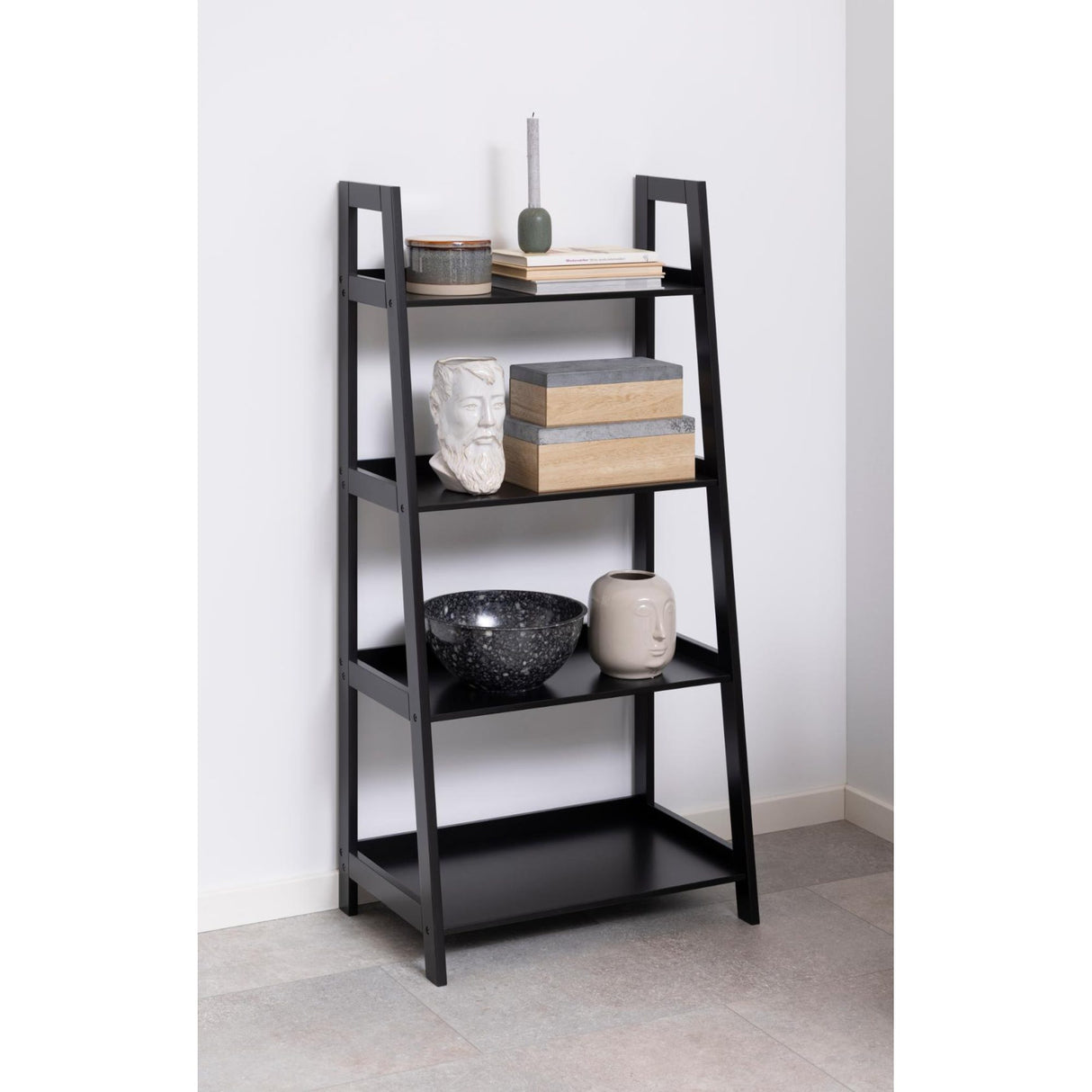 Bodö Bokhylla 130x63x40 cm Svart