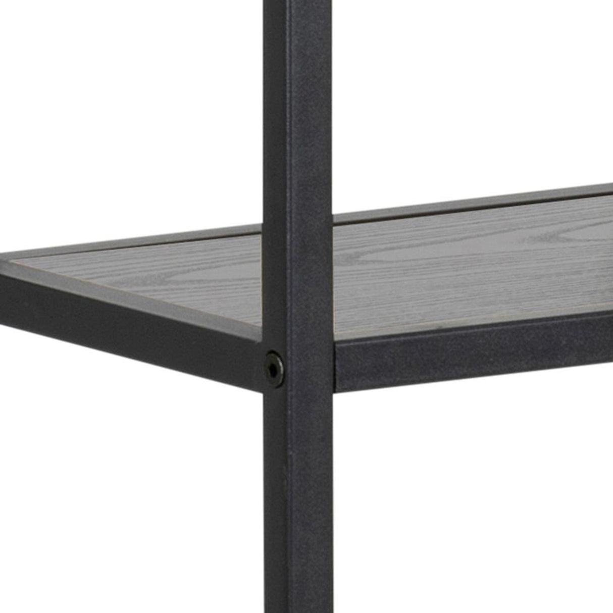 Notting Hill Vägghylla 91x75x20 cm Svart Ask