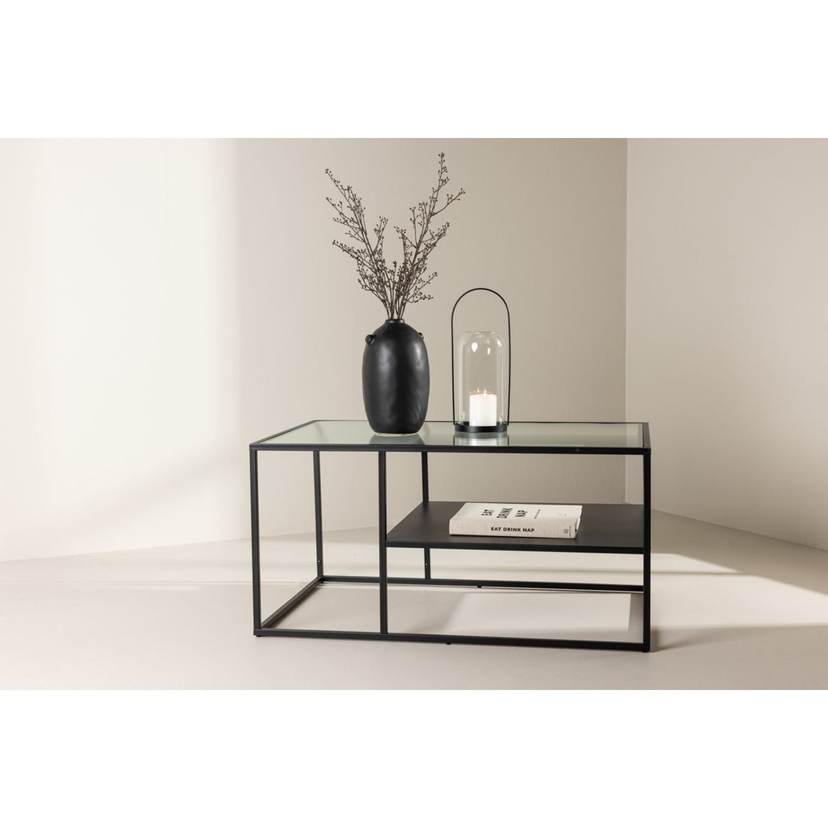 Campinas Soffbord Svart, 90 x 60